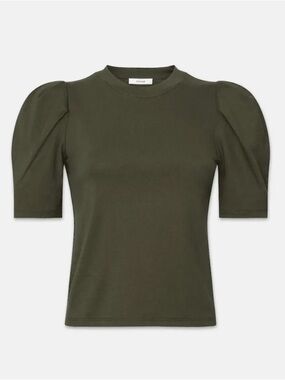 Frame draped femme short sleeved tee organic cotton